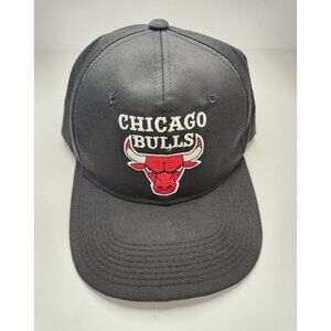 Original Chicago Bulls Black Hat 90s Vintage Jordan‎ Cap Snapback Annco